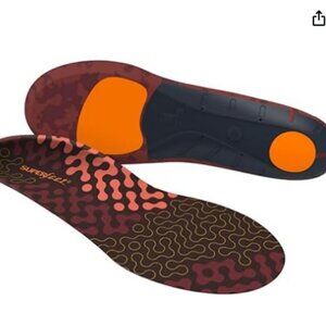 Superfeet Run Cushion Low Arch Insoles - Low Arch Support Size C Men or Women